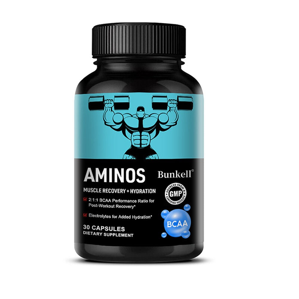Bunkell Aminos BCAA Capsules in Pakistan, Support muscle recovery