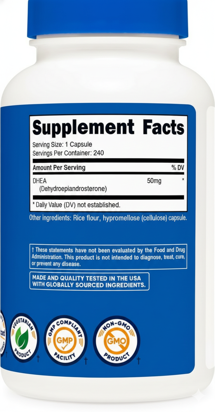 Nutricost DHEA 50mg Capsules in Pakistan