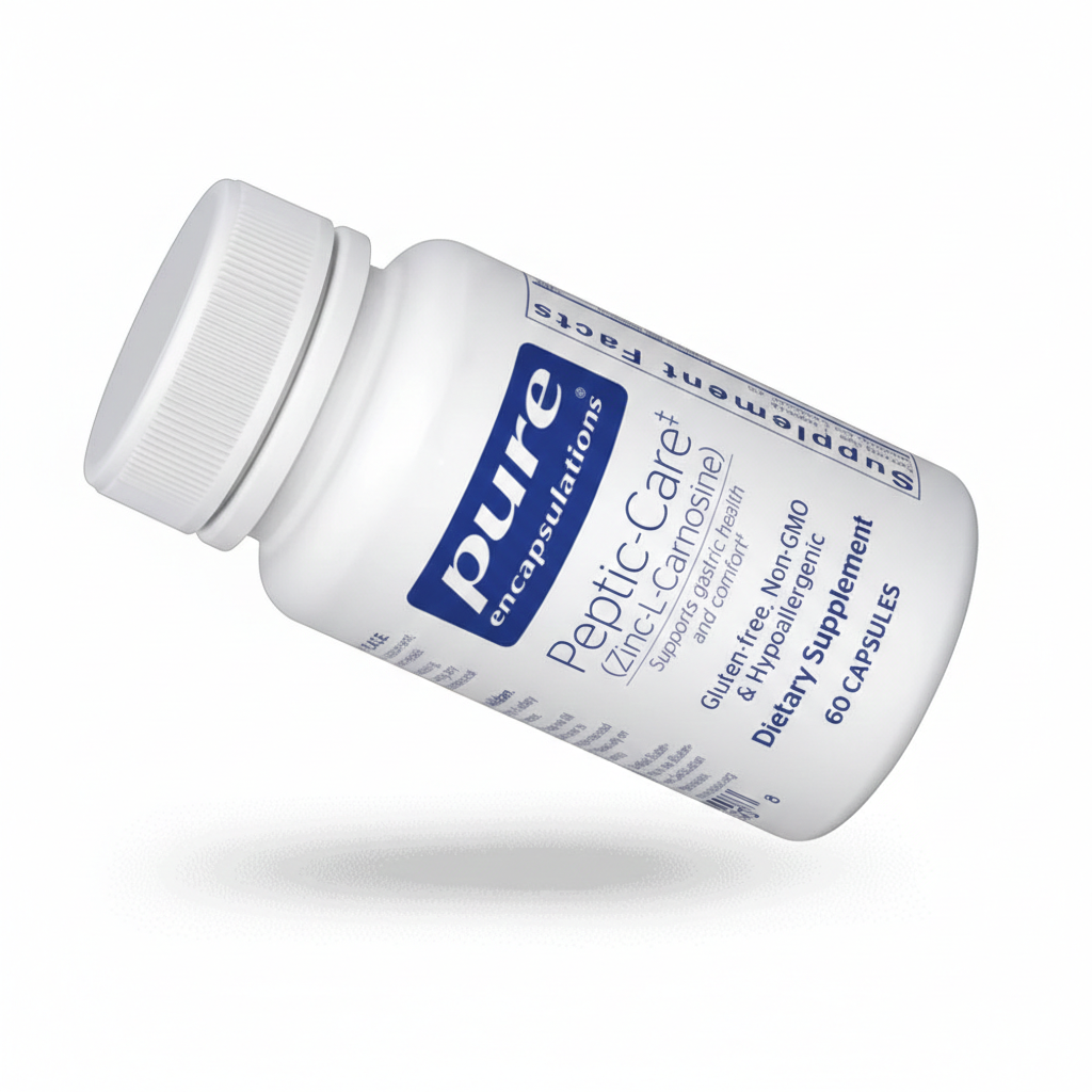 Zinc L-Carnosine supplement capsules close up