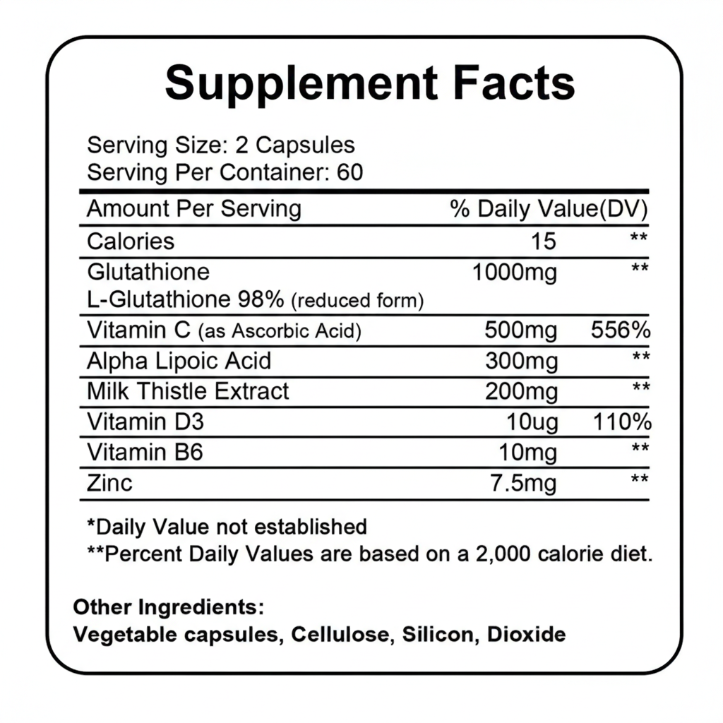 Tecepec Liposomal Glutathione Capsules in Pakistan