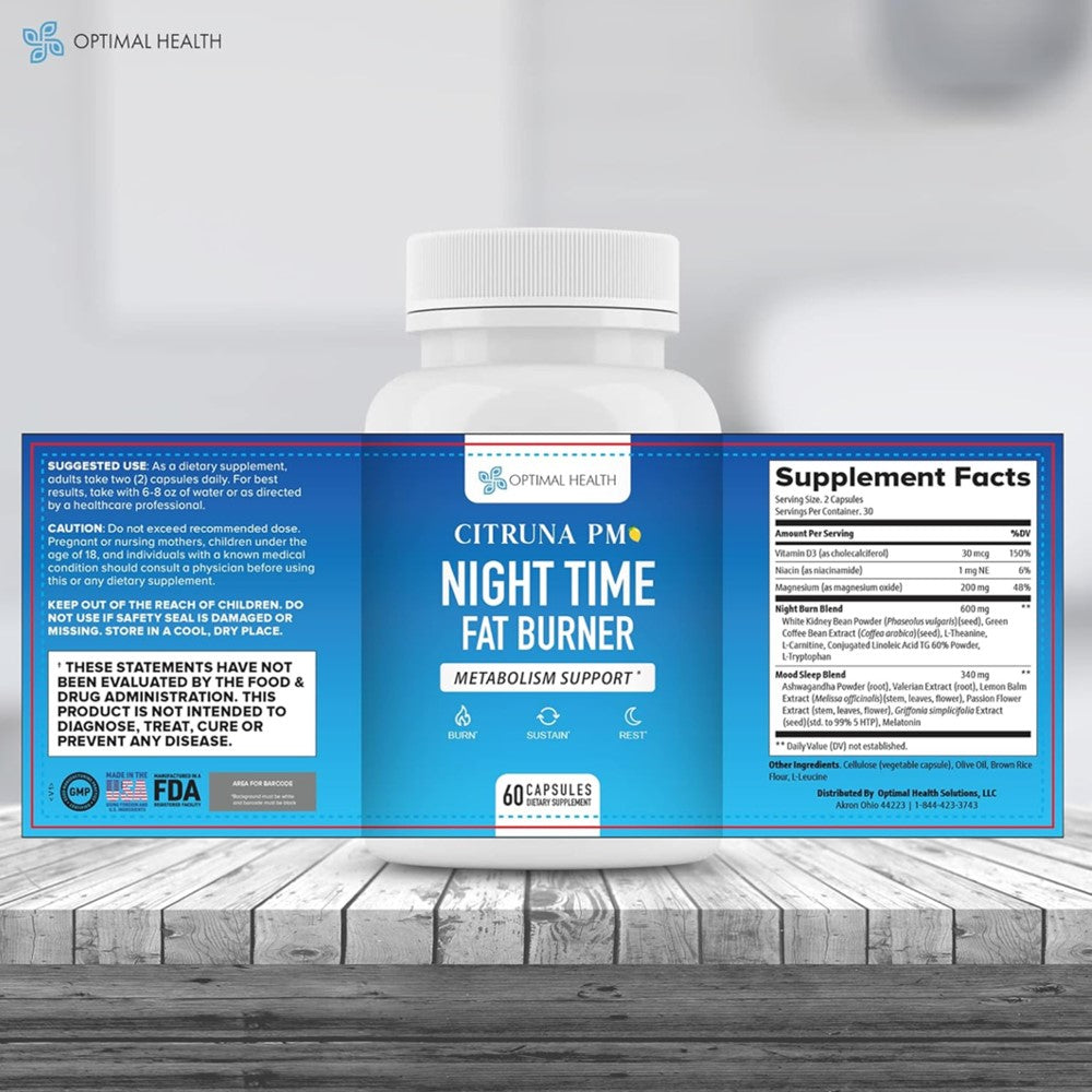 Citruna PM Night Time Fat Burner Capsules in Pakistan