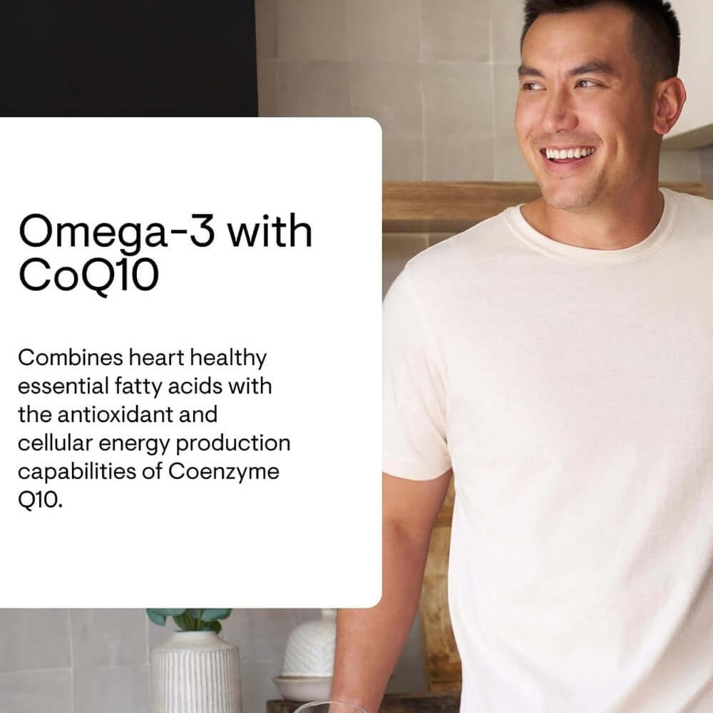 Thorne Omega-3 with CoQ10 90 Capsules in Pakistan for cardiovascular support