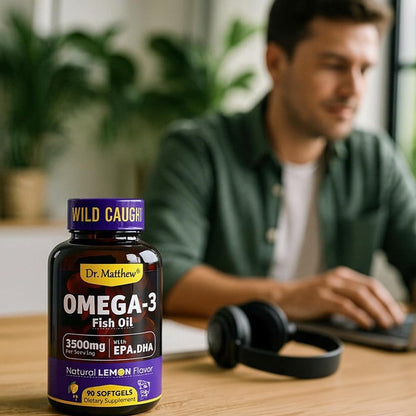 Dr. Matthew Omega-3 Fish Oil 3500mg Softgel in Pakistan