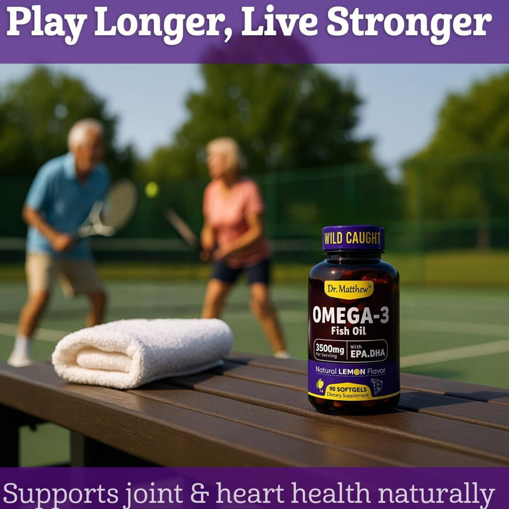 Dr. Matthew Omega-3 Fish Oil 3500mg Softgel in Pakistan