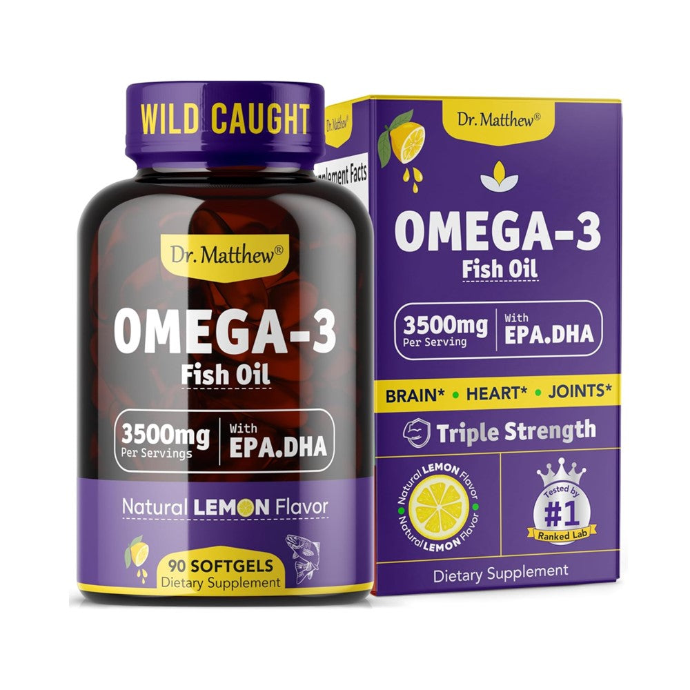 Dr. Matthew Omega-3 Fish Oil 3500mg Softgel in Pakistan