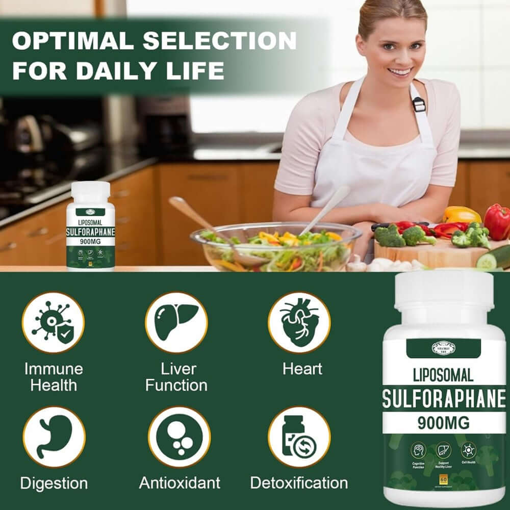 Ingredients of Osasuna Liposomal Sulforaphane Softgels in Pakistan for Detox