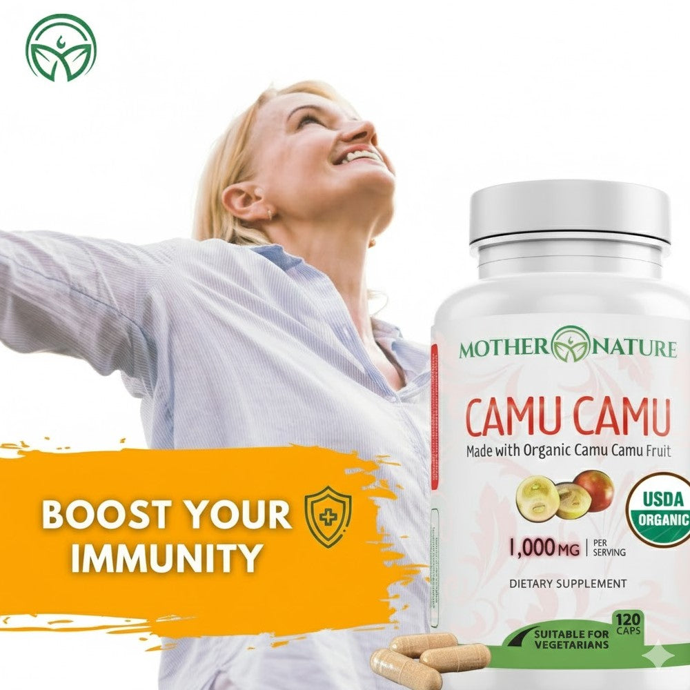 Mother Nature Camu Camu Organic Vitamin C Capsule in Pakistan