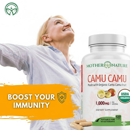 Mother Nature Camu Camu Organic Vitamin C Capsule in Pakistan