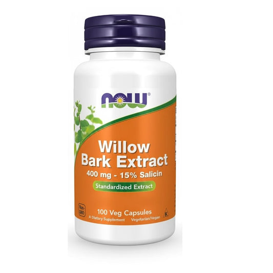 NOW Foods Willow Bark Extract 400mg 15 Salicin Capsules in Pakistan