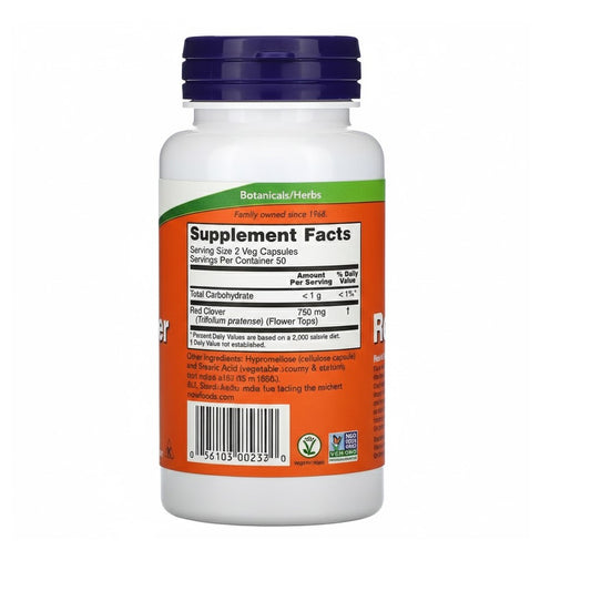 NOW Foods Red Clover Capsules 375mg in Pakistan