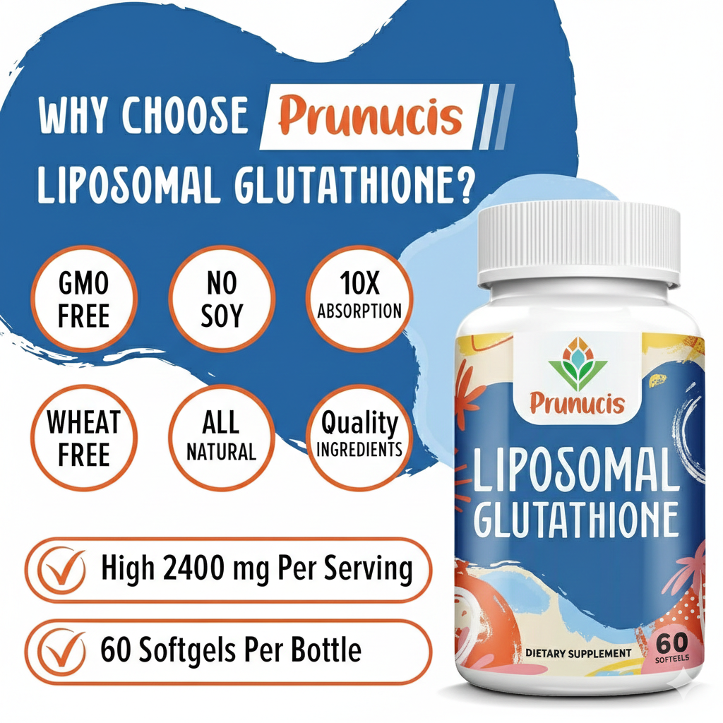 Prunucis Liposomal Glutathione 2400mg Detox Softgels in Pakistan