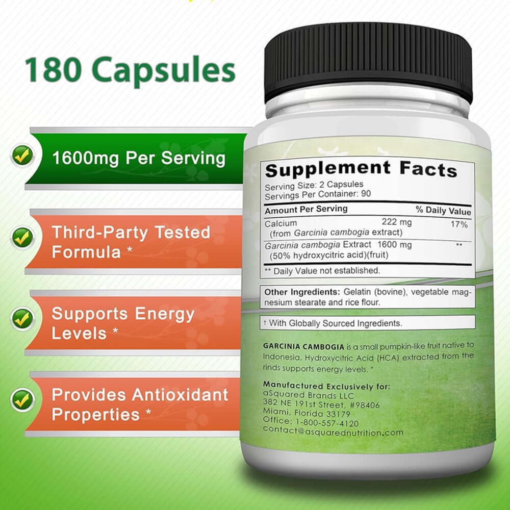 aSquared Nutrition Pure Garcinia Cambogia Extract Capsules in Pakistan